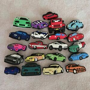 20pcs/set Shoes/Crocs Charms  - Random Cars